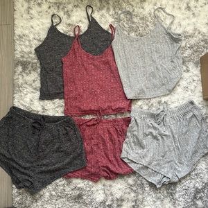 Cute set of 3 lounge wear size M